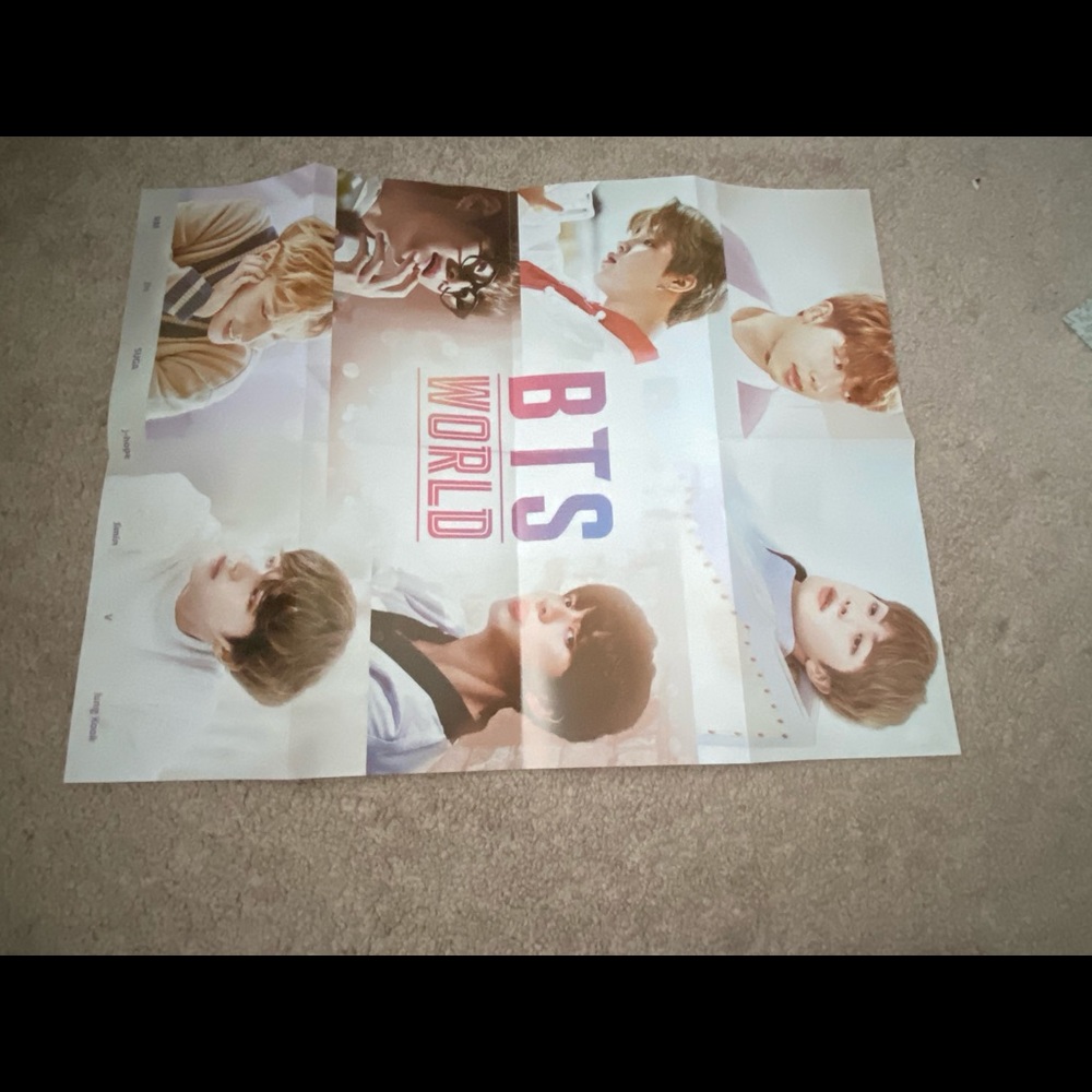 OFFICIAL BTS World Poster Kpop